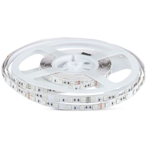 V-TAC VT-5050 Bande de LED 5050 24V 60LED 5M IP20 blanc neutre 4000K - SKU 2459