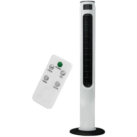 V-TAC VT-5547 Turmventilator 55 W 1160 mm mit Temperaturanzeige und ABS-Fernbedienung, weiße Farbe, IP20 – Artikelnummer 7902
