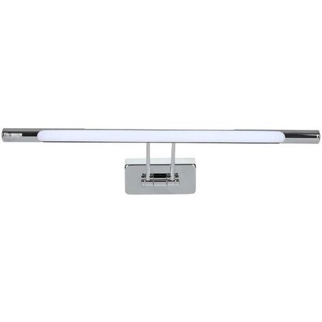 V-TAC VT-7008 Applique miroir led 50CM chrome salle de bain 9W inclinable blanc naturel 4000K - sku 213894