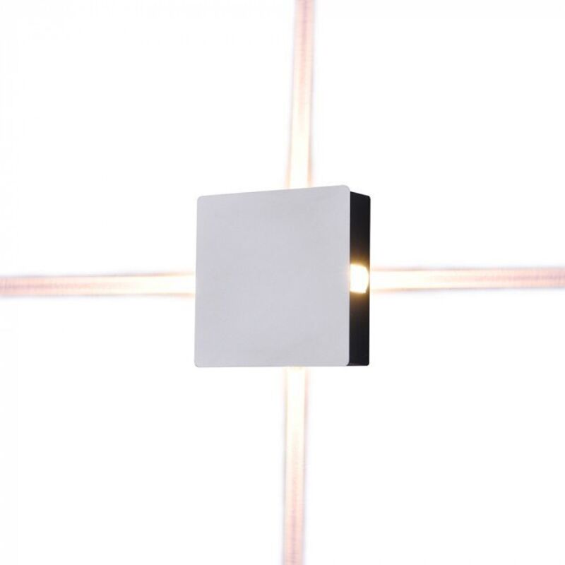 Applique à Led blanche 4W IP65 Forme carrée V-tac VT-704 3000K