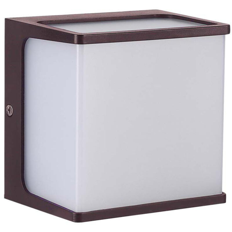 Applique murale lanterne led V-tac 8 w, marron classique, blanc chaud, IP65