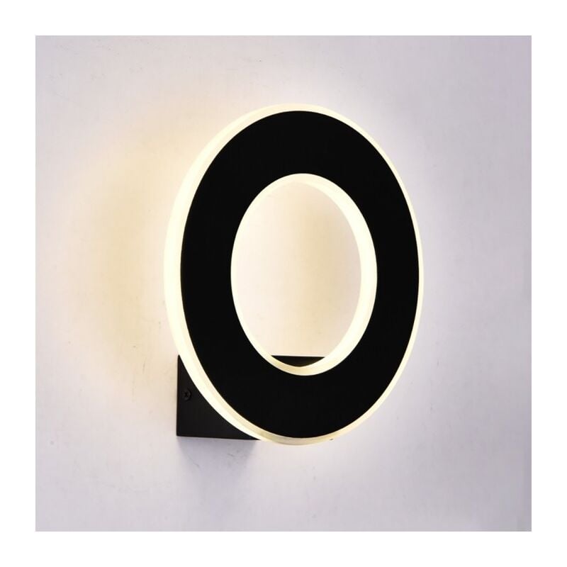 Applique à Led 9W circulaire noire V-tac VT-710 4000K
