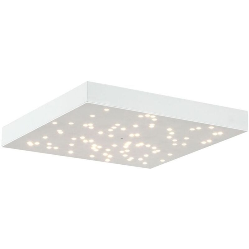 V-TAC VT-7128 Plafoniera led 8W quadrata bianco color change 2in1 dimmable effetto cielo stellato con telecomando - sku 40281