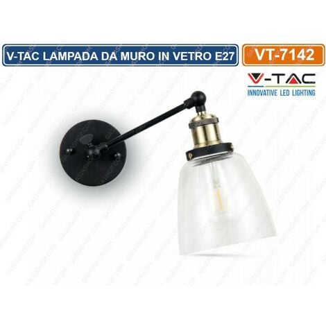 LAMPADA DA TAVOLO VINTAGE CON PORTALAMPADA PER LAMPADINE E27 VT