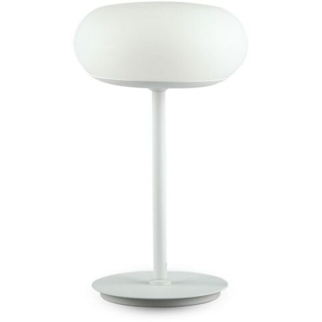 V-TAC VT-7204 Lampada da tavolo led 15W touch circolare opaca luce bianco caldo 3000K dimmerabile IP20 - sku 40071