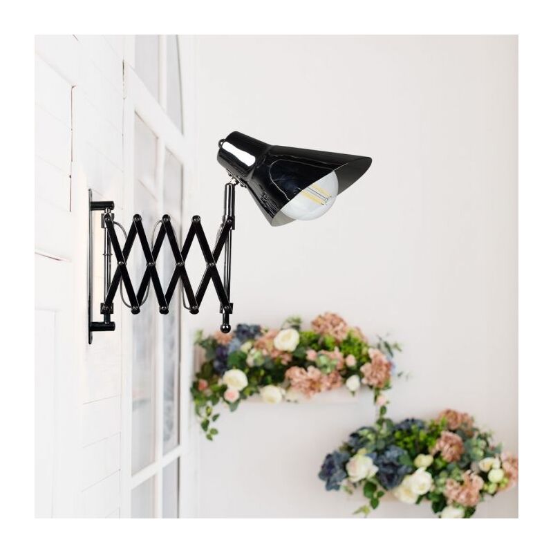 VT-7402 Applique murale design support métallique réglable support E27 corps chromé - sku 40431 - V-tac