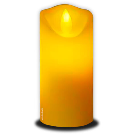 V-TAC VT-7568 Candela LED fiamma oscillante finta da tavolo 11cm per bagno, feste, a Batteria AA - 10572