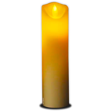 V-TAC VT-7568 Fausse bougie à flamme oscillante LED de table 20 cm pour salle de bain, fête, fonctionne avec piles AA - 10576
