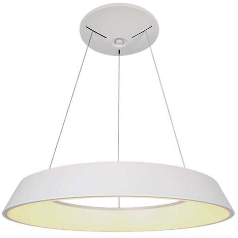 V-TAC VT-7783 Lampadario led da soffitto rotondo bianco doppio