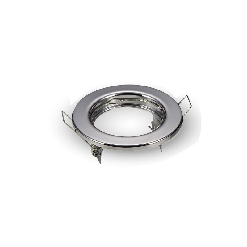 

Aro empotrable ECO para bombilla LED GU10 circular cromo PACK 2 ud.