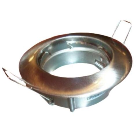 V-TAC VT-778 2 PORTAFARETTI FISSI ROTONDI DA INCASSO PER LAMPADINE GU10 E GU5.3 - SKU 3585