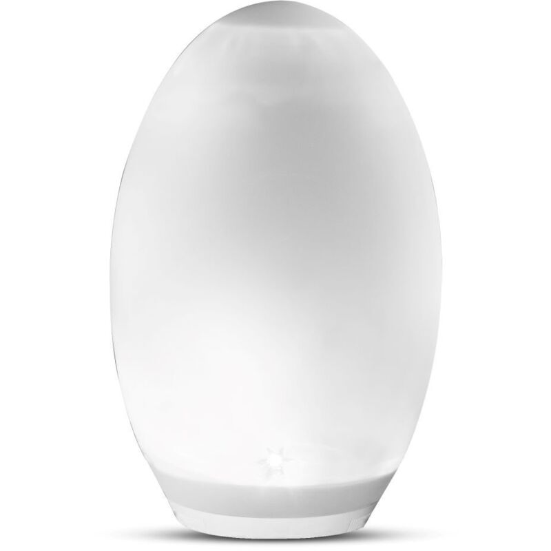 Lampe solaire led ovoïde V-tac 0,2 w 2 en 1 rvb changeant de couleur blanc chaud IP44