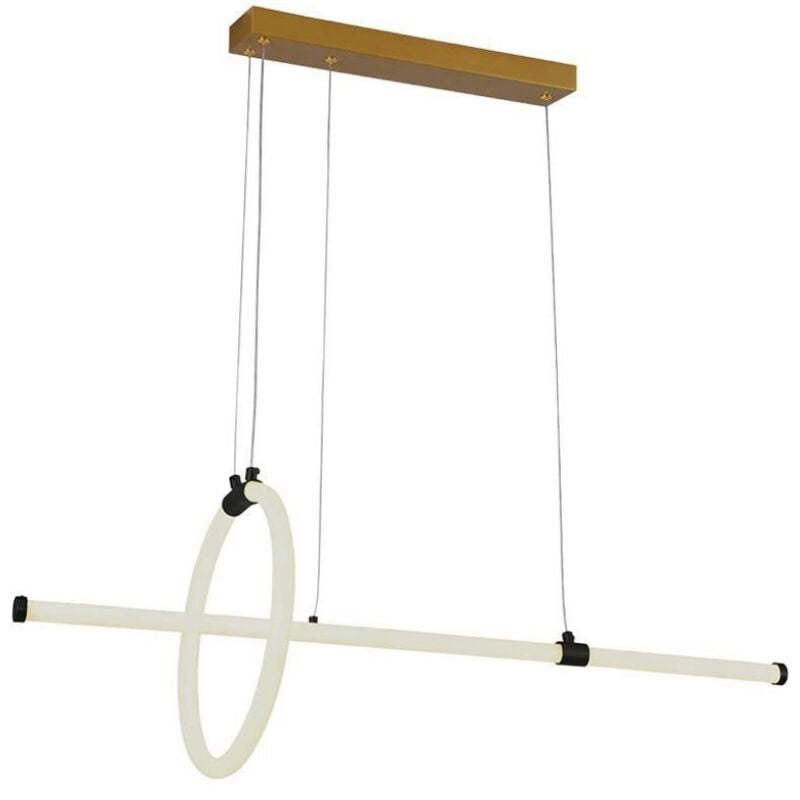 V-tac - Plafonnier design - IP20 - Noir - 16W - 1820 Lumens - 3000K