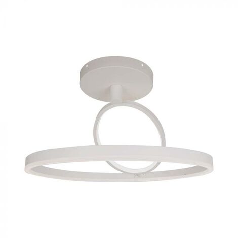 Plafonnier ou suspension dimmable LED cercles chromés - Blisko