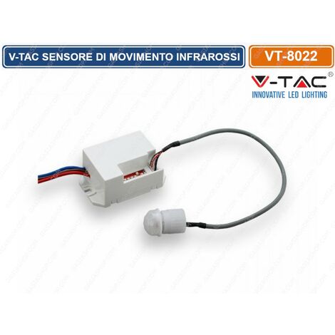 V-TAC VT-8022 SENSORE DI MOVIMENTO A INFRAROSSI PER LAMPADE LED - SKU 5082