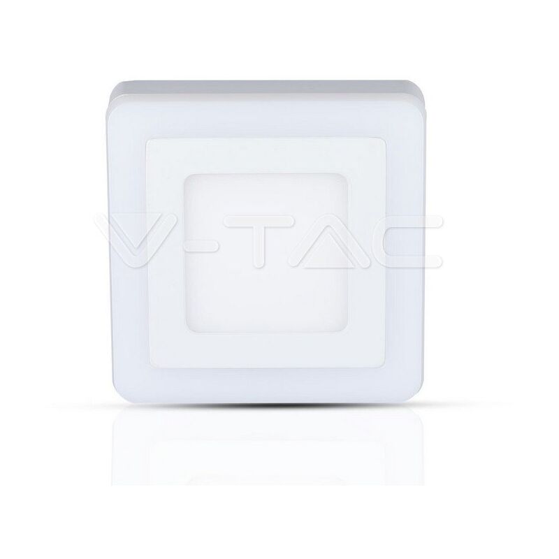 6W+2W pannello led montato superficie quadrato