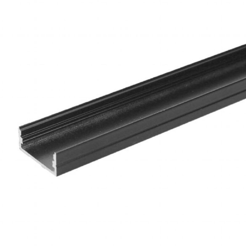 Profilé aluminium V-tac pour bandes led, noir, 2000 x 23,5 x 10 mm Profilé aluminium V-tac pour bandes led, noir, 2000 x 23,5 x 10 mm
