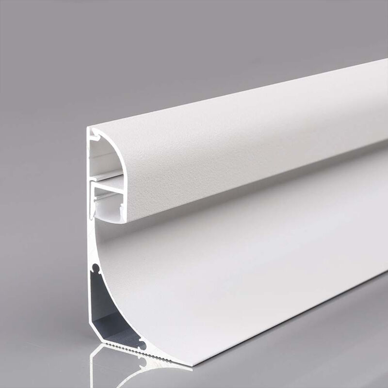 Profilé d'angle en aluminium argenté V-tac pour bandes led, diffuseur opaque, 2 000 x 60 x 36 mm