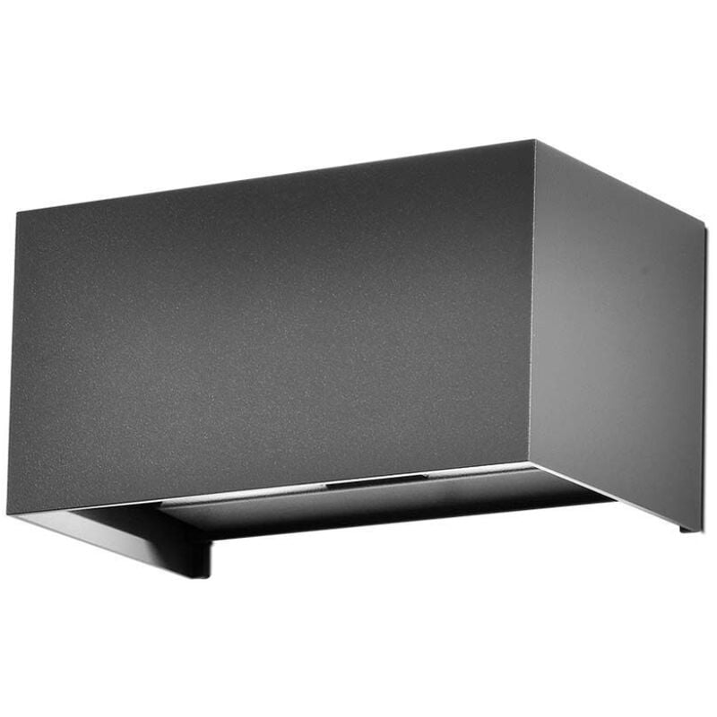 Applique led rectangulaire 24W 110LM/W avec double faisceau lumineux Couleur Gris 3000K IP65