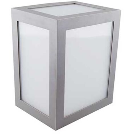 V-TAC VT-822 Lampada applique LED 12W wall light cube grigio bianco naturale 4000K - sku 8338