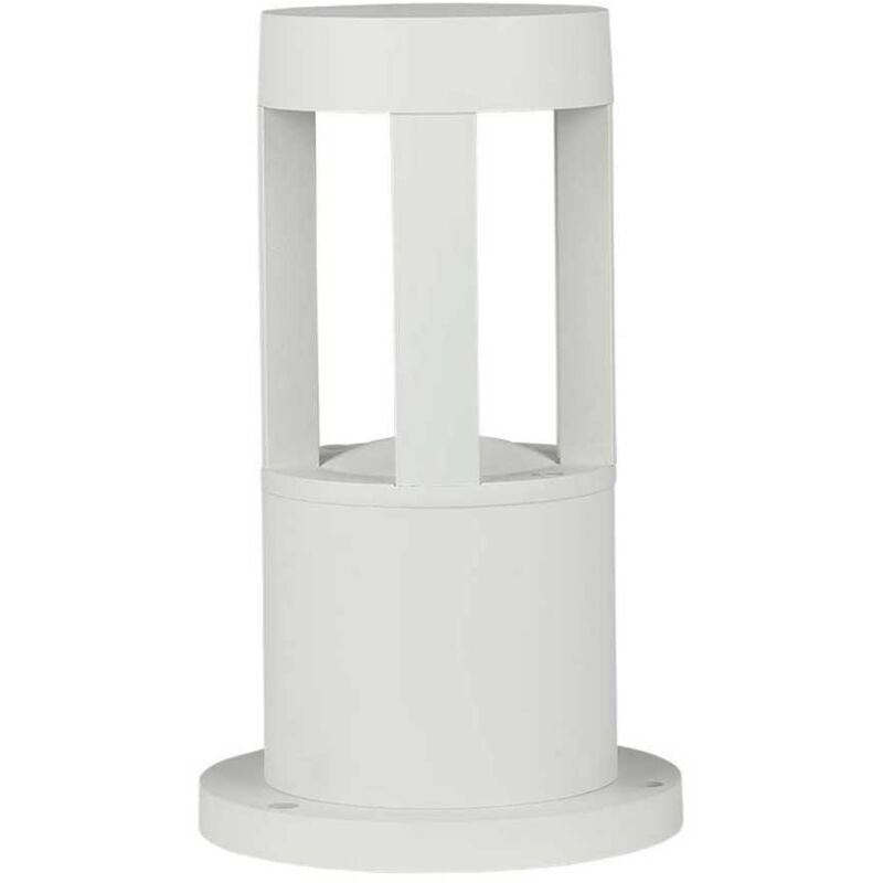 Borne lumineuse extérieure - 25CM - IP65 - Blanc - 10W - 1000 Lumens - 6400K