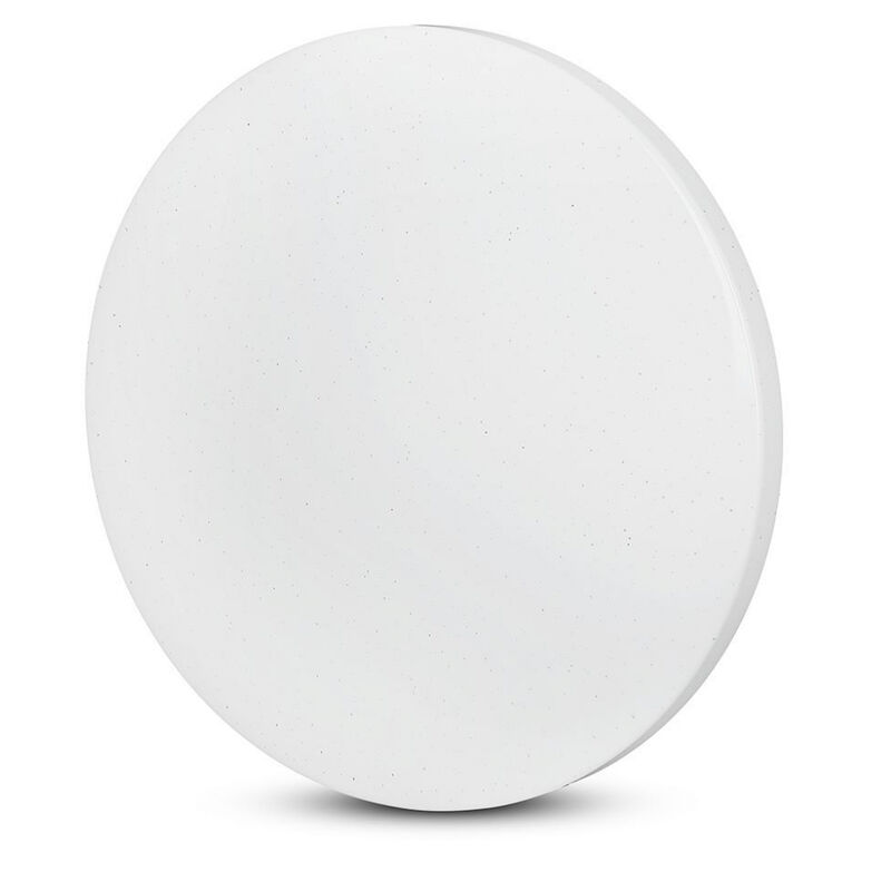 V-tac - Plafonnier led rond 18W avec interrupteur de changement de couleur 3 en 1 à effet étoilé d : 310mm h : 45mm