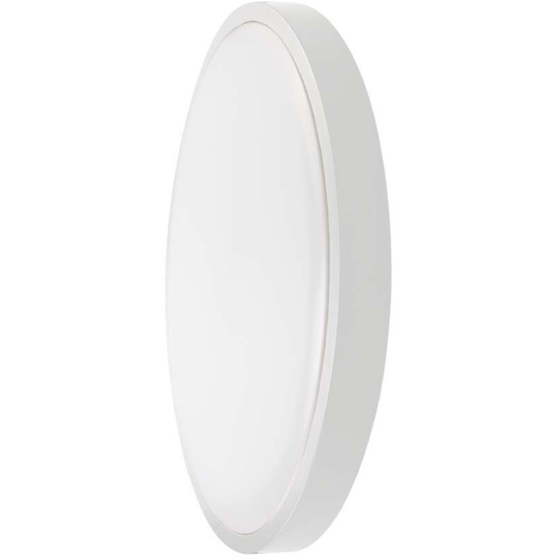 V-tac - Plafonnier led rond 24 w avec télécommande, détecteur de mouvement, micro-ondes, blanc naturel, IP44