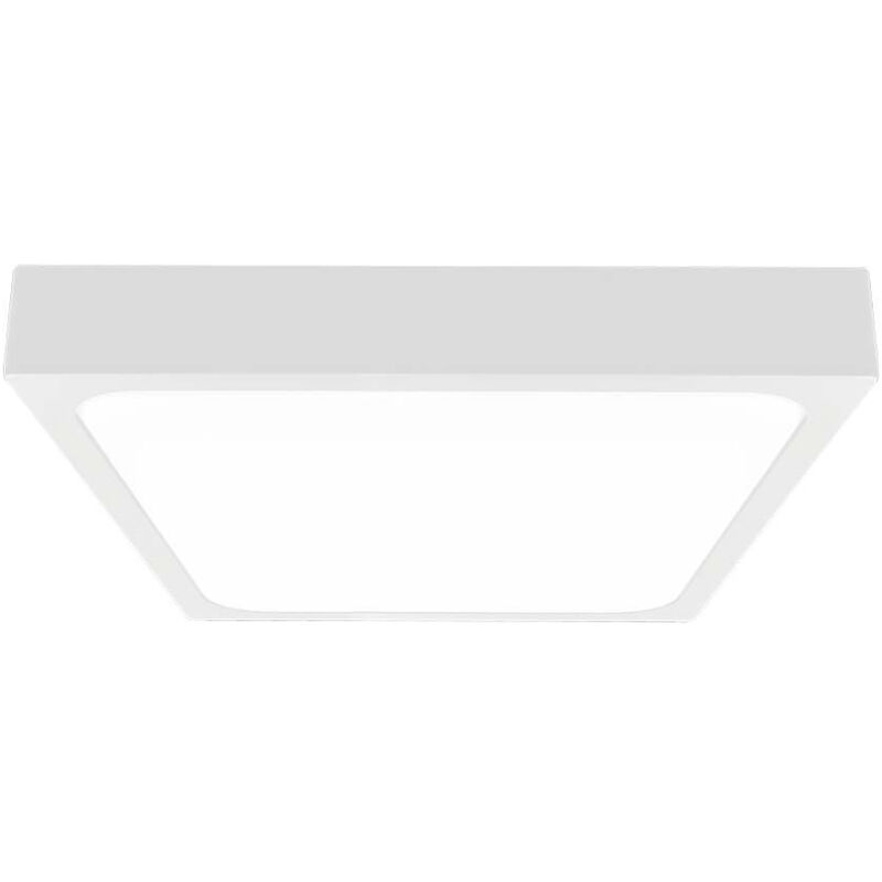 Plafonnier led carré 18W Couleur Blanc 6500K IP44 - V-tac