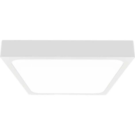 V-TAC VT-8624W-SQ 24W LED-Deckenleuchte IP44 quadratisch weiß 360° modernes Design 4000K - sku 7628