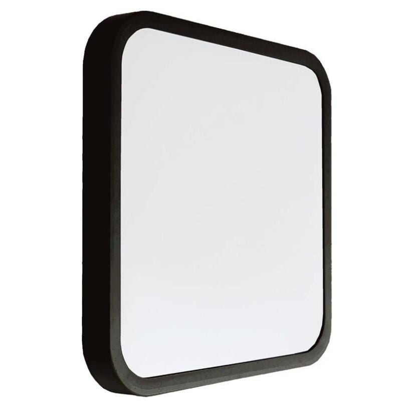 V-tac - Plafonnier led carré 24W Cadre noir 6400K IP44