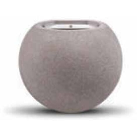 V-TAC VT-891 APPLIQUE PORTALAMPADA ROTONDO DA MURO CONCRETE WALL FITTING GRIGIO CHIARO PER LAMPADINE G9 - SKU 8691