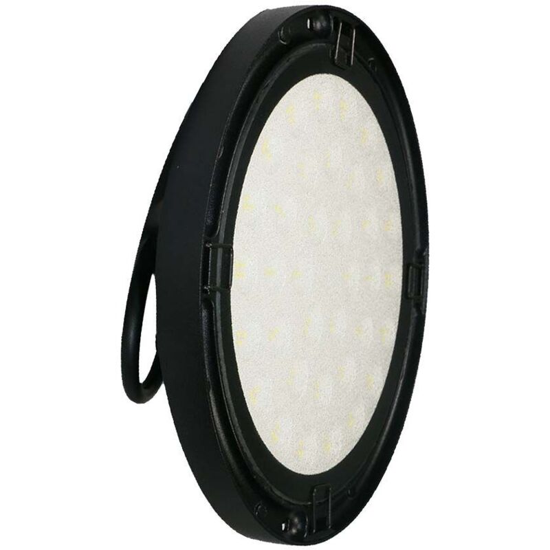 Led Highbay - Série ufo - 110° - IP65 - Noir - 100W- 10200 Lumens - 6500K