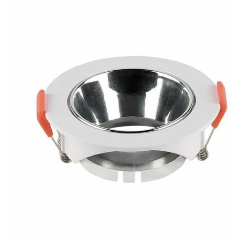 V-TAC VT-931 runder LED-Einbaustrahler GU10 weiß mit Chromreflektor SKU 6647