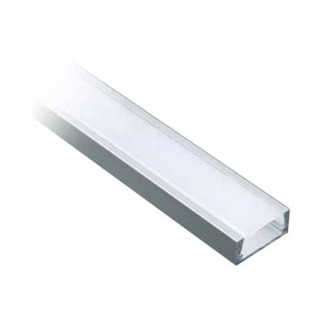 V-TAC SKU 3353  PROFILO ANGOLARE COPERTURA OPACA PER STRISCE LED 2M VT-8109