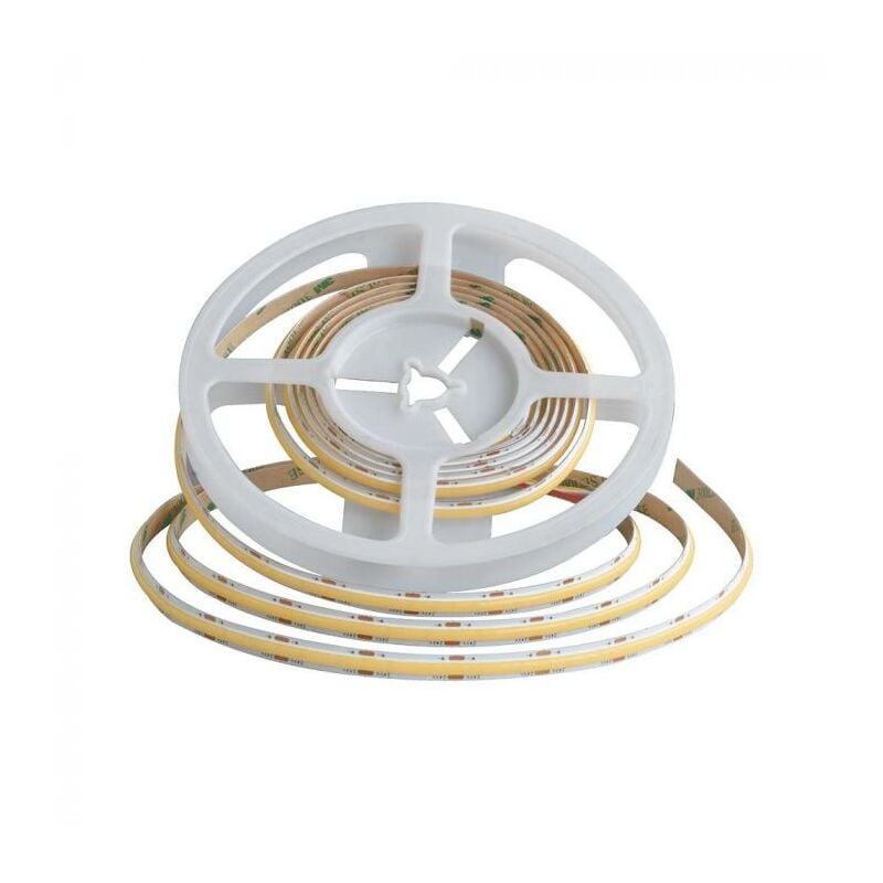 Vt-cob 3in1 cct led strip cob 560 led/mt 18W/m 5mt 24V IP20 8mm - 10555 - V-tac