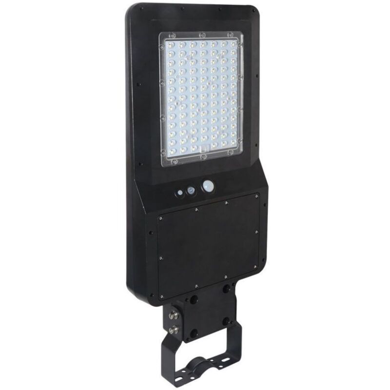 V-Tac – Lampadaire d'extérieur LED 40W avec panneau solaire – Capteur PIR et télécommande IR – IP65 – 4000K – 5503 - VT-ST42