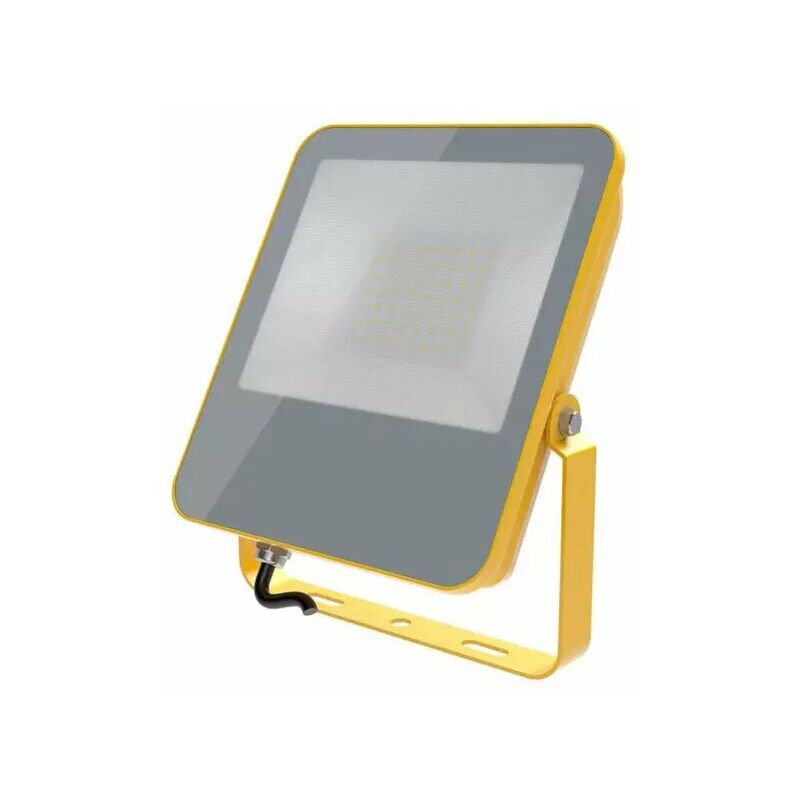 VT20121 50W LED Work Floodlight Samsung Chip Yellow Body Grey Glass - Day White 6400K(VT-108) - V-tac