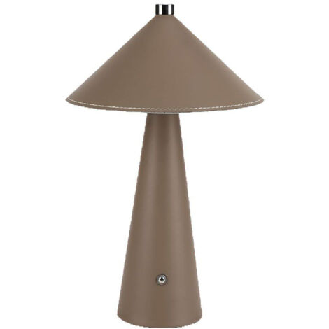 V-TAC Wiederaufladbare Tischleuchte - IP20 - Braun - 3W - 240 Lumen - 3IN1