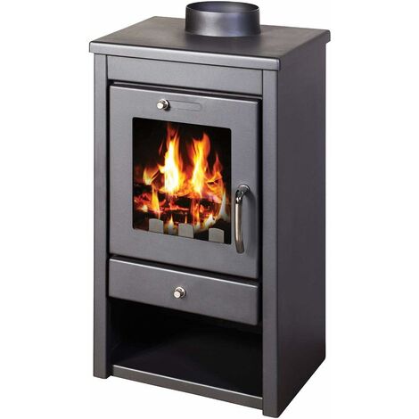 V05 – Poêle à bois 7 kW – Efficacité 80,01 % – Classe A – Émissions réduites – Dimensions 380x390x750 mm – Compatible conduits standards - SM 7 KW