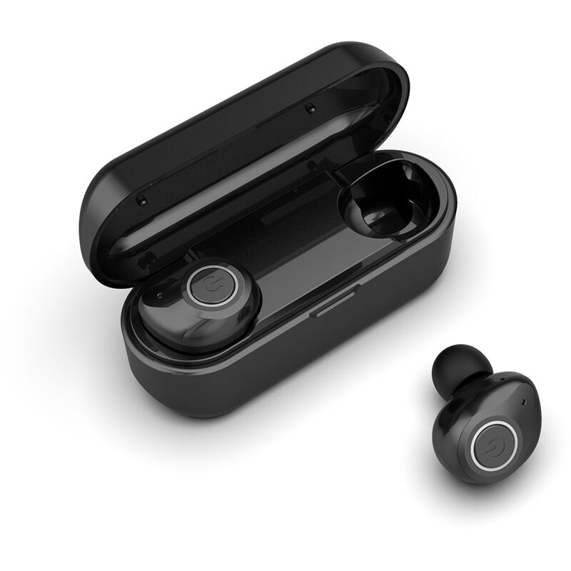 

V11 True Auriculares estereo inalambricos Auriculares de musica Mini auriculares Auriculares deportivos Bluetooth 5.0 con caja de carga de microfono,