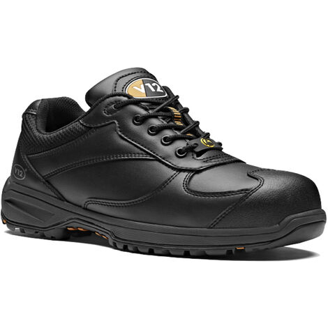 Men's Workwear Sizes 6-13 V12 Velocity Safety Work Trainer Shoes Blue & Black 