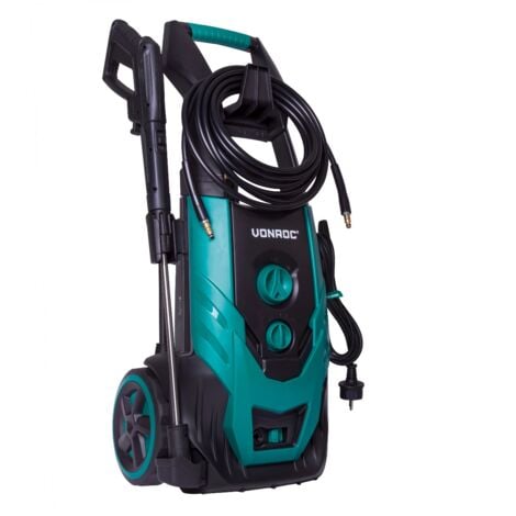 VONROC V22-2 Nettoyeur haute pression 2200W – 170 bar - Réservoir de détergent réglable - Débit 450L/h, 50° max. - Accessoires incl.