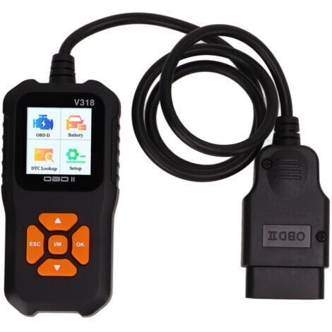 V318 OBD2 Scanner 1,8 pouces écran couleur 10 langues lecteur de code d'erreur outil de Diagnostic de voiture