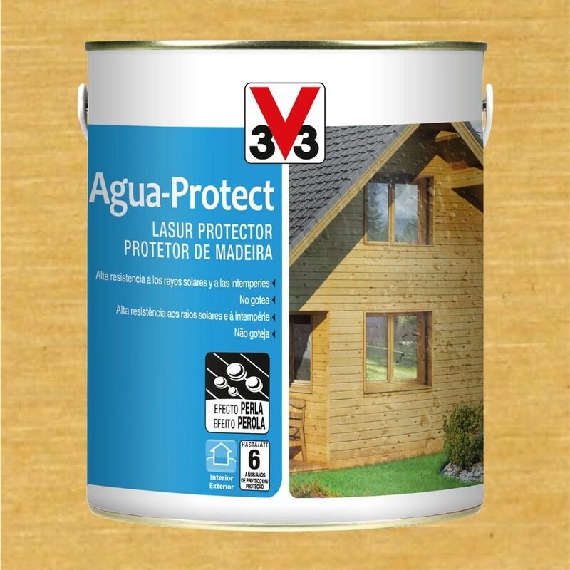 

009056 - Protector decorativo Agua Protect para madera color pino 2,5 L - V33