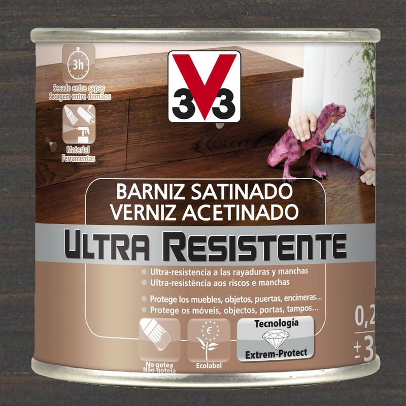 

V33 056657 - Barniz interior Ultra Resistente color wengue acabado satinado 250 ml