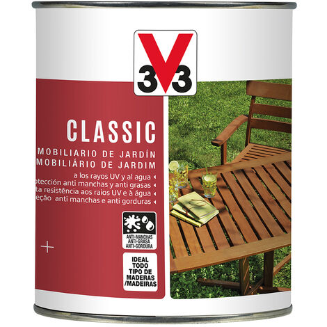 V33 Aceite de Teca Muebles Jard N Incoloro, 0.75