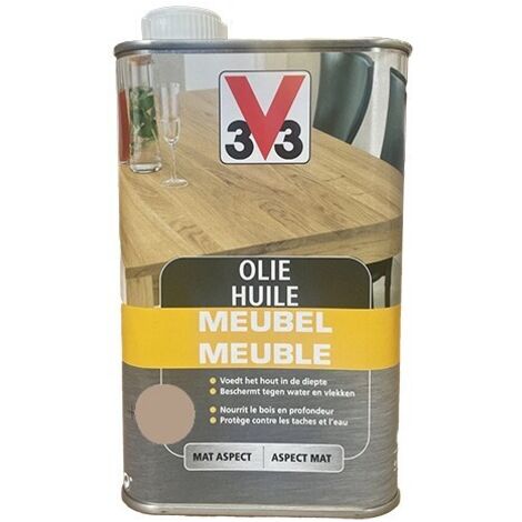 V33 Huile Meuble Déco Smoke 0,5 L