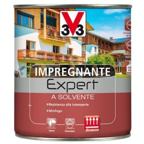V33 IMPREGNANTE EXPERT SOLVENTE NOCE CHIARO 0.75L
