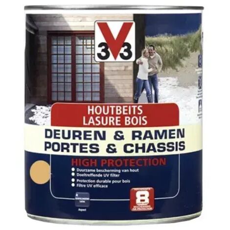 V33 Lasure Portes et chassis 8ans High protection Pin Scandinave 2,5 L