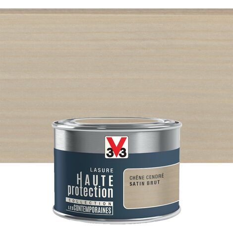 V33 Lasure V33 Hp les contemporaines 8 ans chêne cendré satiné 0.125 l